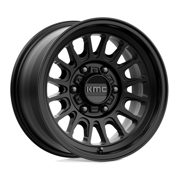 Roues KMC Km724 Impact Ol 17x9 5x127 -12 71.5 Noir satiné