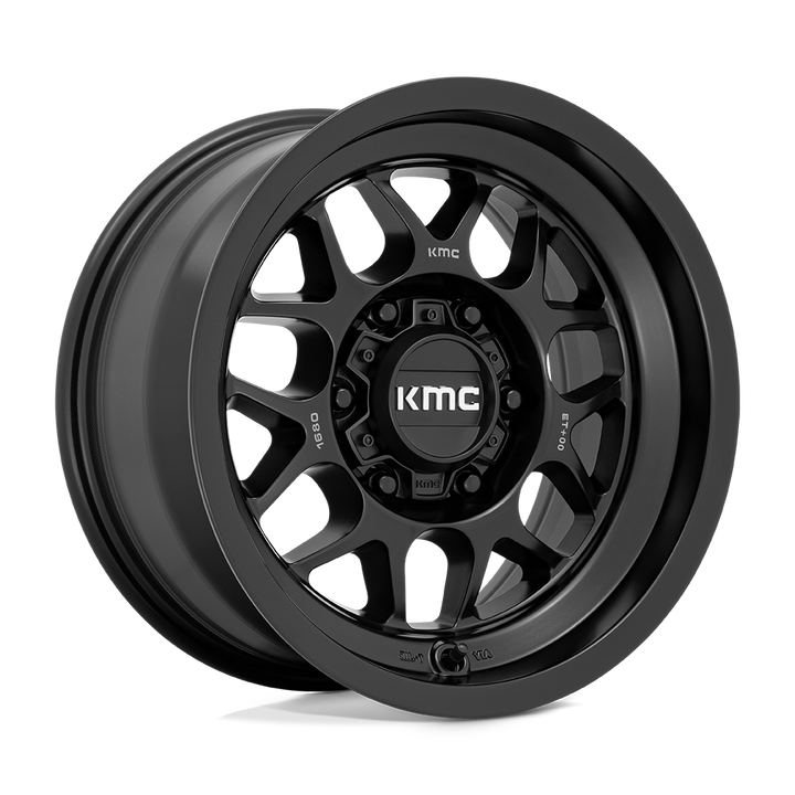 KMC Wheels Km725 Terra 16x8 6x139.7 0 106.1 Satin Black