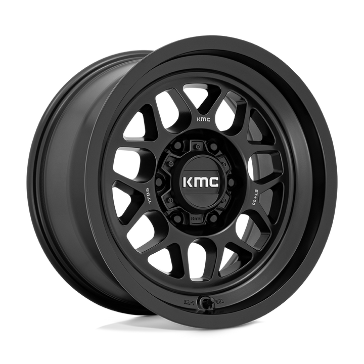KMC Wheels Km725 Terra 17x8.5 6x139.7 0 106.1 Satin Black