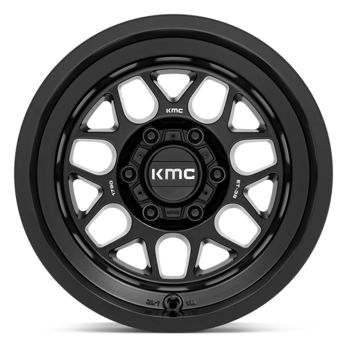 KMC Wheels Km725 Terra 17x9 6x139.7 -38 106.1 Satin Black