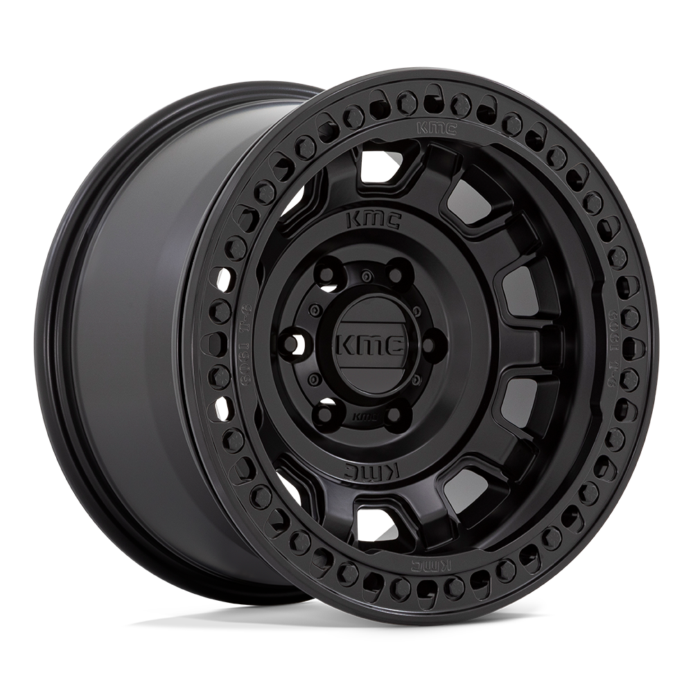 Roues KMC Km236 Tank Beadlock 17x9 8x170 -38 125.1 Noir satiné