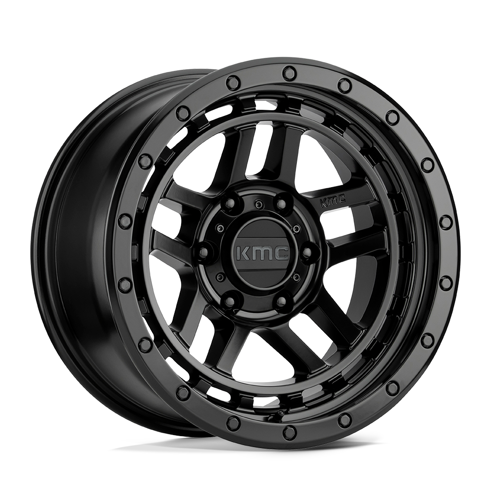 KMC Wheels Km540 Recon 17x9 6x139.7 -12 106.1 Satin Black