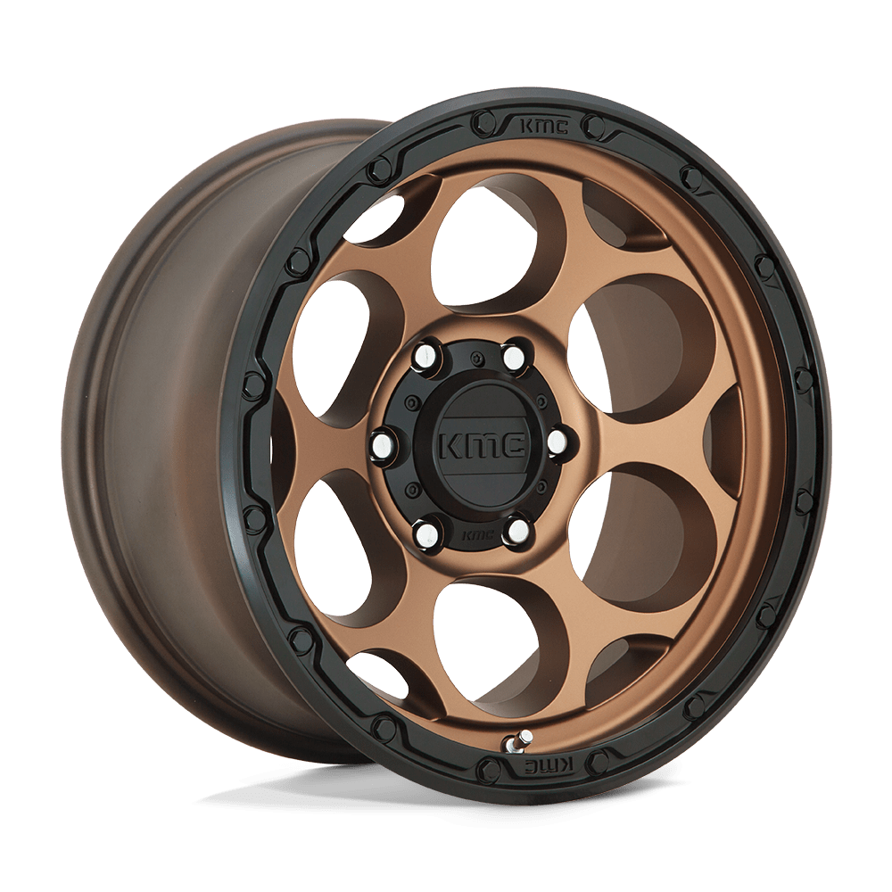 KMC Wheels Km541 Dirty Harry 18x8.5 6x139.7 18 106.1 Matte Bronze With Black Lip