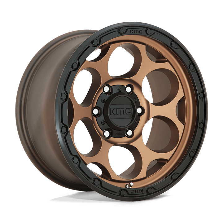KMC Wheels Km541 Dirty Harry 18x8.5 6x139.7 0 106.1 Bronze Mat Avec Lèvre Noire