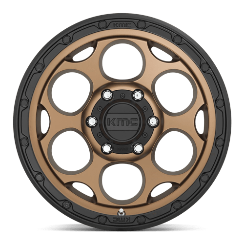 KMC Wheels Km541 Dirty Harry 20x9 5x127 0 71.5 Matte Bronze With Black Lip
