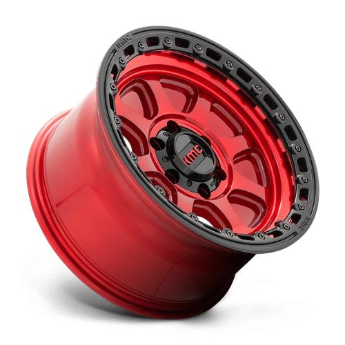 KMC Km548 Chase 18x9 8x170 18 125.1 Candy Red With Black Lip