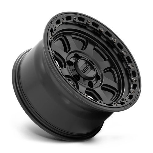 KMC Km548 Chase 18x9 8x180 0 124.2 Satin Black With Gloss Black Lip
