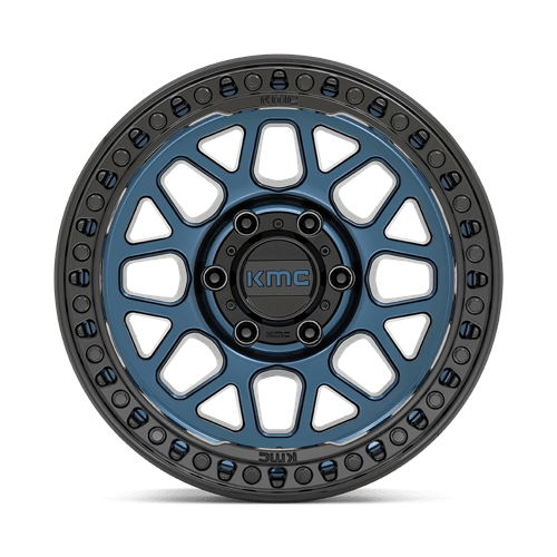 KMC Km549 Grs 17x8.5 6x120 0 66.9 Midnight Blue With Gloss Black Lip