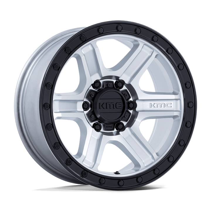 KMC Km551 Outrun 17x8.5 6x135 -10 87.1 Machined With Gloss Black Lip