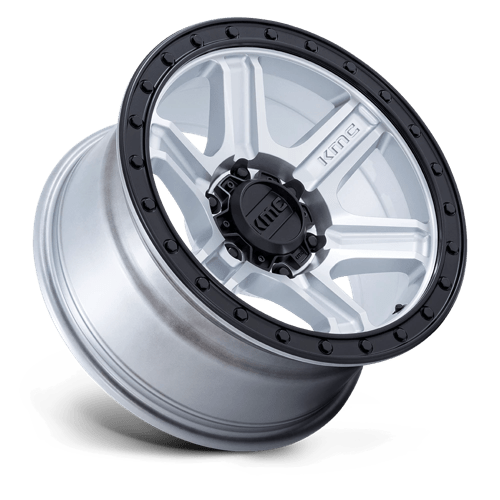 KMC Km551 Outrun 17x8.5 6x139.7 -10 106.1 Usiné avec lèvre noire brillante