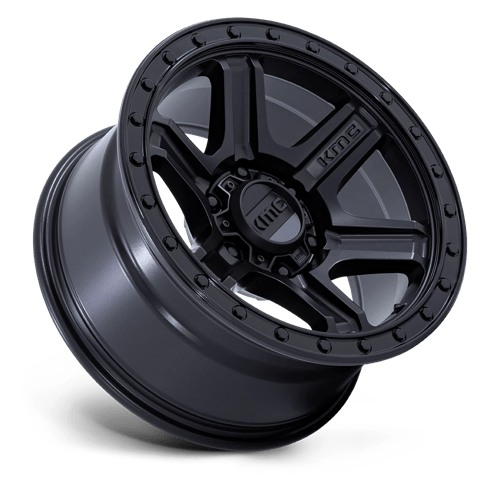 KMC Km551 Outrun 18x9 6x139.7 18 106.1 Matte Black With Gloss Black Lip
