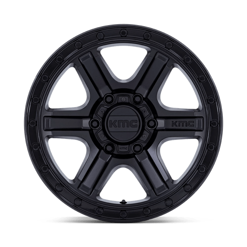 KMC Km551 Outrun 18x9 6x139.7 18 106.1 Matte Black With Gloss Black Lip
