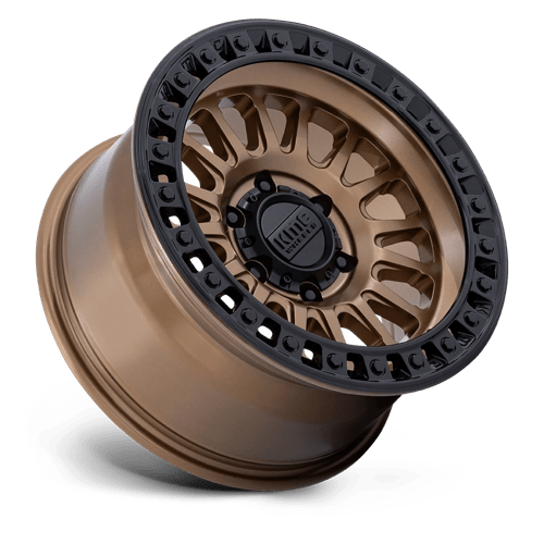 KMC Km552 Ims 17x8.5 5x127 -10 71.5 Bronze Mat Avec Lèvre Noire Brillante