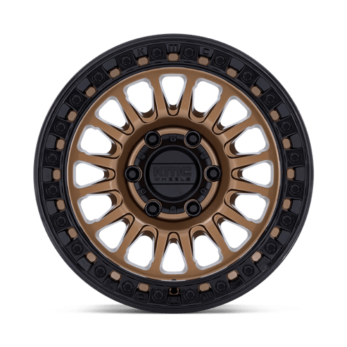 KMC Km552 Ims 17x8.5 5x127 -10 71.5 Bronze Mat Avec Lèvre Noire Brillante