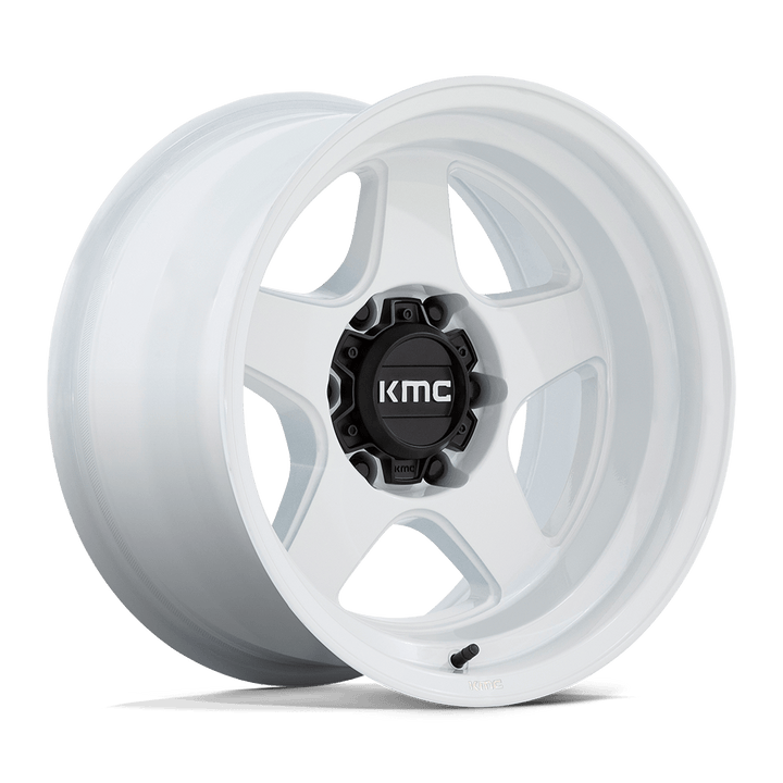 KMC Km728 Lobo 17x9 5x127 -38 71.5 Blanc Brillant
