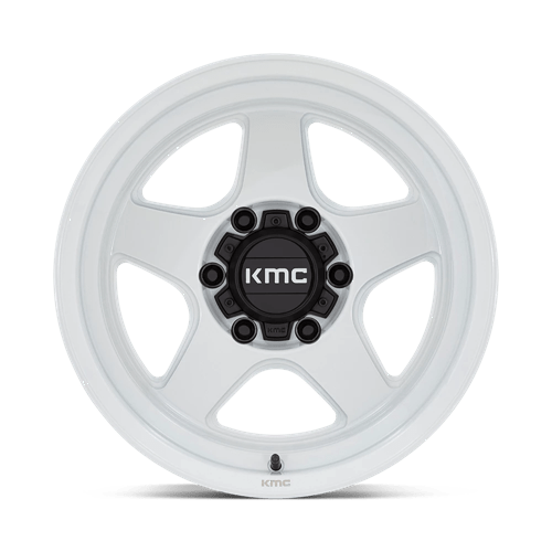 KMC Km728 Lobo 17x8.5 5x127 -10 71.5 Blanc Brillant