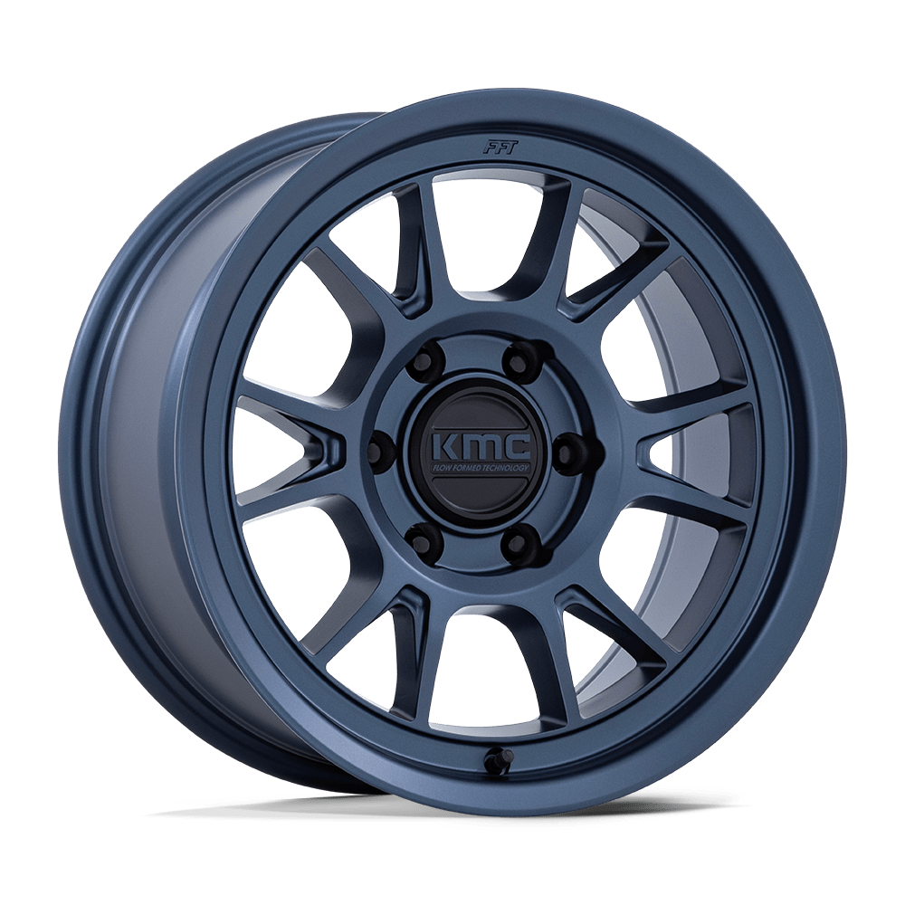 KMC Km729 Gamme 17x8.5 6x114.3 -10 66.06 Bleu Métallisé
