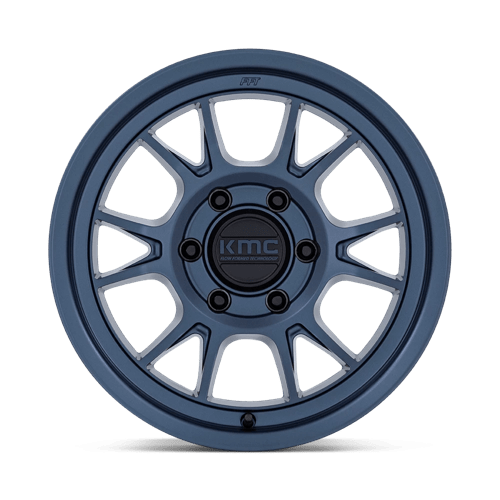KMC Km729 Gamme 17x8.5 6x114.3 -10 66.06 Bleu Métallisé