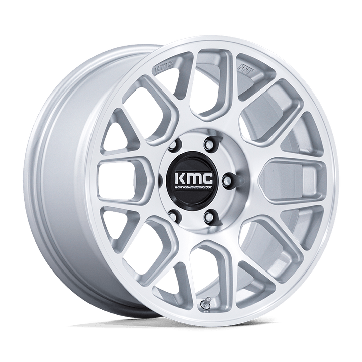 Hachette KMC Km730 17x8,5 6x135 25 87,1 Argent brillant avec face usinée