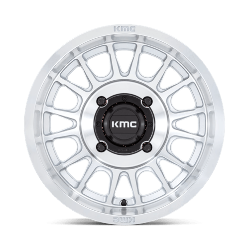 KMC Powersports KS138 Impact UTV 15x10 4x156 0 115.1 Argent avec face usinée