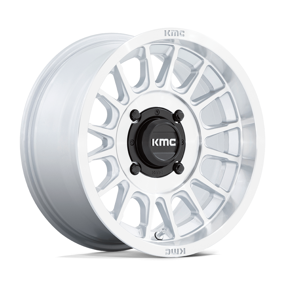 KMC Powersports KS138 Impact UTV 15x7 4x156 10 115.1 Silver With Machined Face