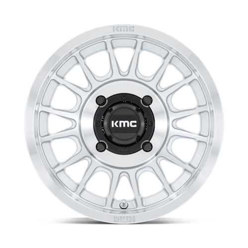 KMC Powersports KS138 Impact UTV 15x7 4x156 10 115.1 Silver With Machined Face