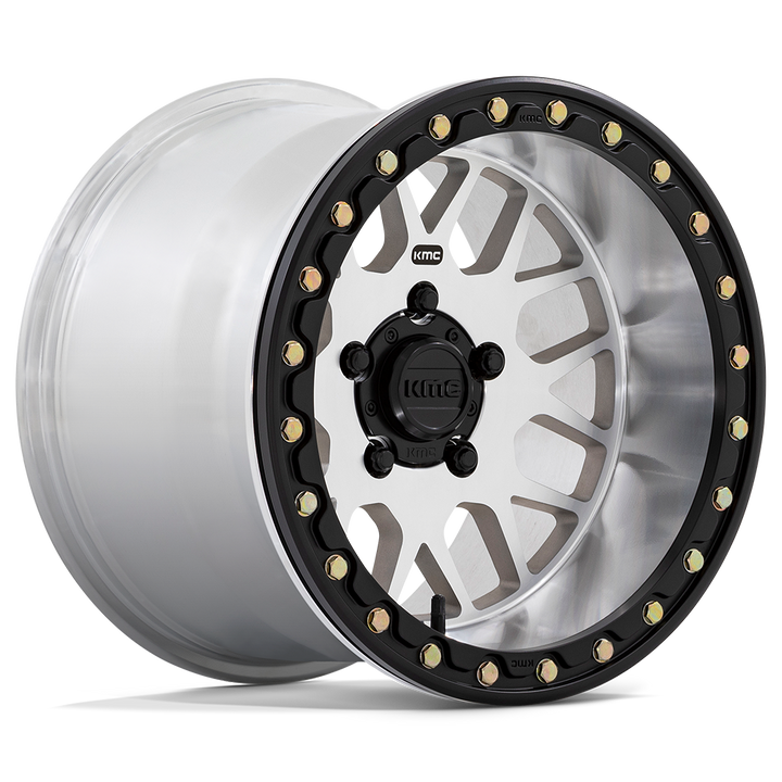 KMC Powersports KS235 Grenade Beadlock 15x6 4x156 38 132 Machined