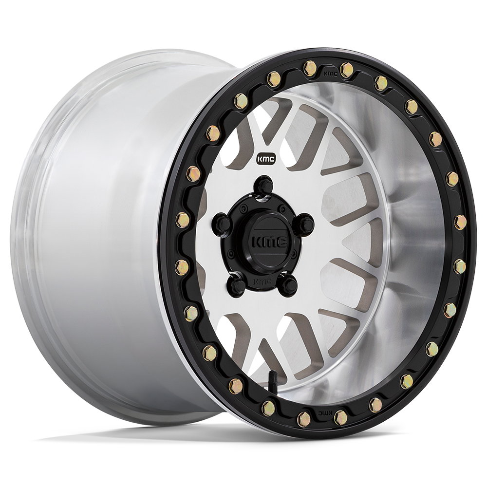 KMC Powersports KS235 Grenade Beadlock 15x10 5x114.3 0 72.56 Machined