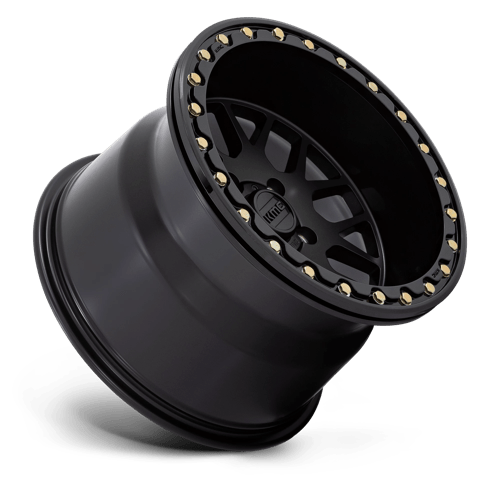 KMC ROUES POWERSPORTS KS235 GRENADE BEADLOCK 15X6 4X137 38 112.1 NOIR SATINÉ