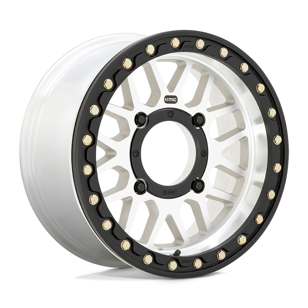 KMC Powersports KS235 Grenade Beadlock 15x7 4x156 10 115.1 Machined