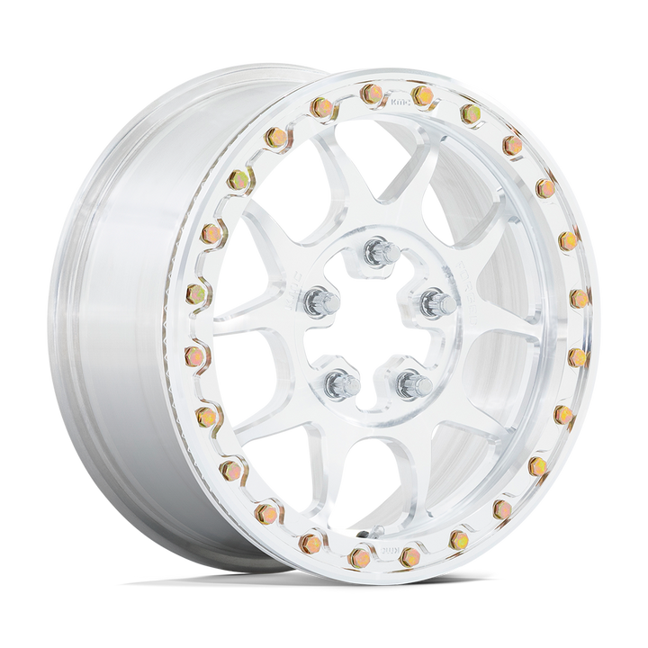 KMC Powersports Ks437 Toro Forged Beadlock 15x10 5x114.3 0 72.56 Raw Machined Forged