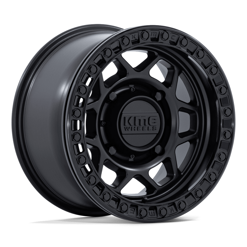 KMC Powersports Ks241 Torx Utv Beadlock 15x7 4x137 38 96 Matte Black Gloss Black Rg