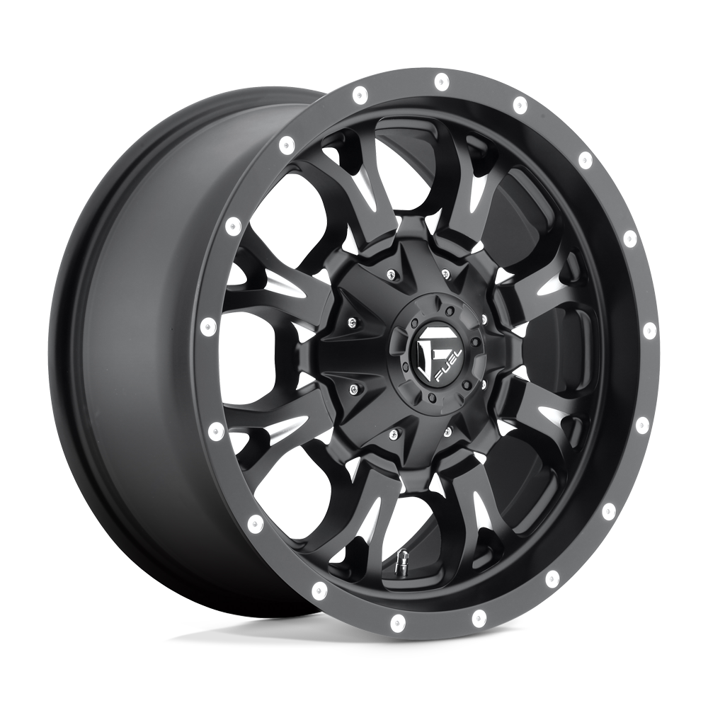 CARBURANT TOUT-TERRAIN D517 KRANK 17X9 5X127 / 5X139.7 20 87.1 NOIR MAT FRAISÉ