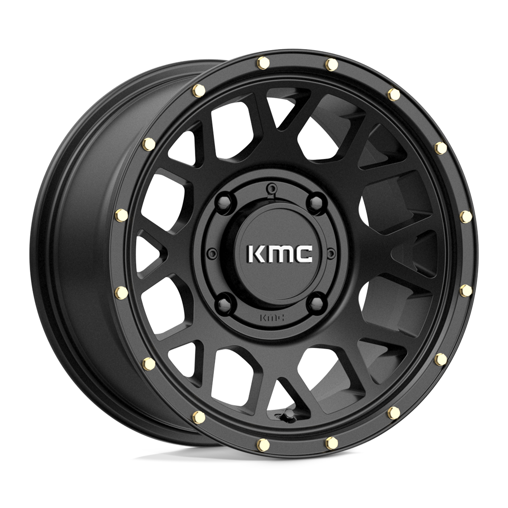 KMC WHEELS POWERSPORTS KS135 GRENADE 14X7 4X156 10 132 SATIN BLACK