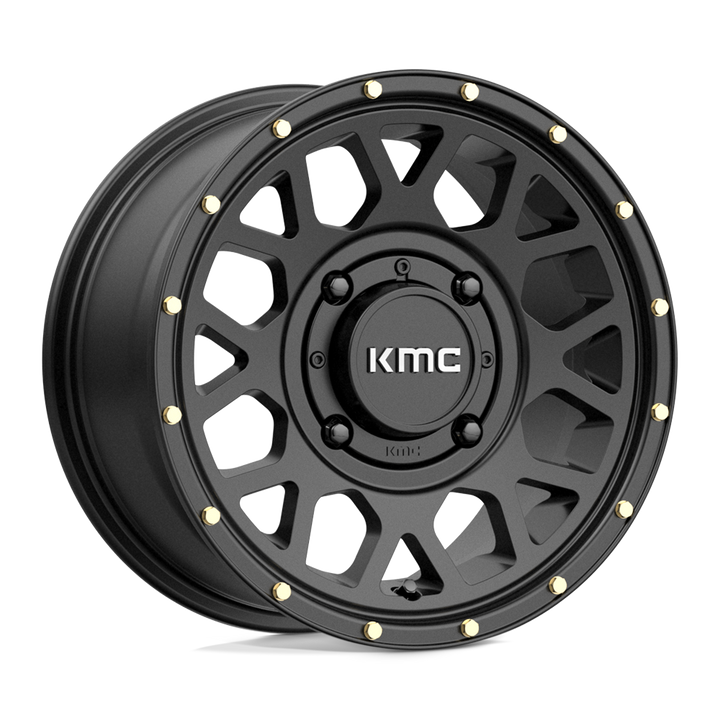 KMC WHEELS POWERSPORTS KS135 GRENADE 14X7 4X156 38 132 SATIN BLACK