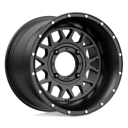 KMC ROUES POWERSPORTS KS135 GRENADE 15X10 4X156 0 132 NOIR SATINÉ