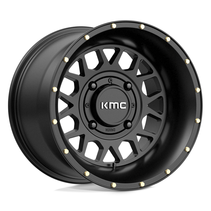 KMC ROUES POWERSPORTS KS135 GRENADE 15X10 4X156 0 132 NOIR SATINÉ