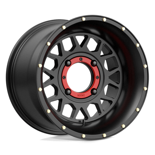 KMC ROUES POWERSPORTS KS135 GRENADE 15X10 4X156 0 132 NOIR SATINÉ