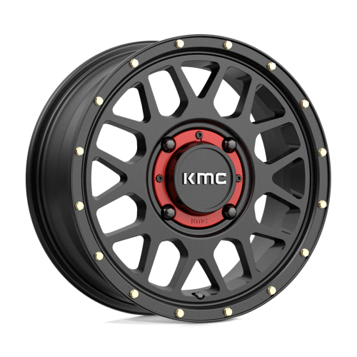 KMC WHEELS POWERSPORTS KS135 GRENADE 15X6 4X137 38 112.1 SATIN BLACK