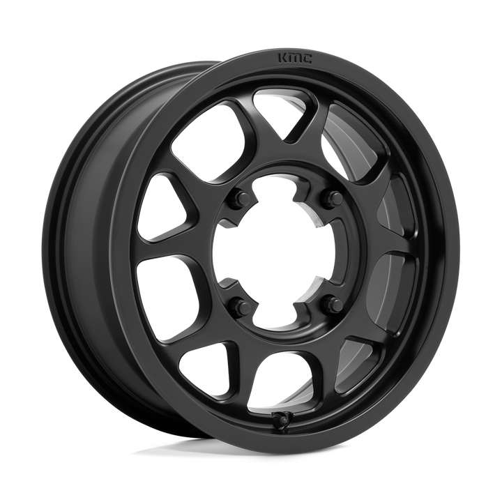 KMC WHEELS POWERSPORTS KS136 TORO 15X6 4X156 38 115.1 SATIN BLACK