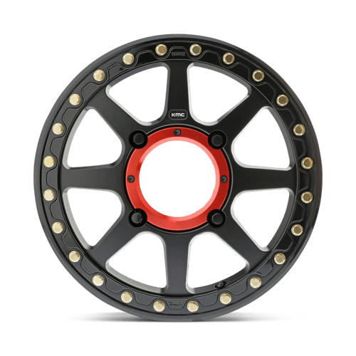 KMC WHEELS POWERSPORTS KS234 ADDICT 2 BEADLOCK 15X6 4X137 38 112.1 SATIN BLACK