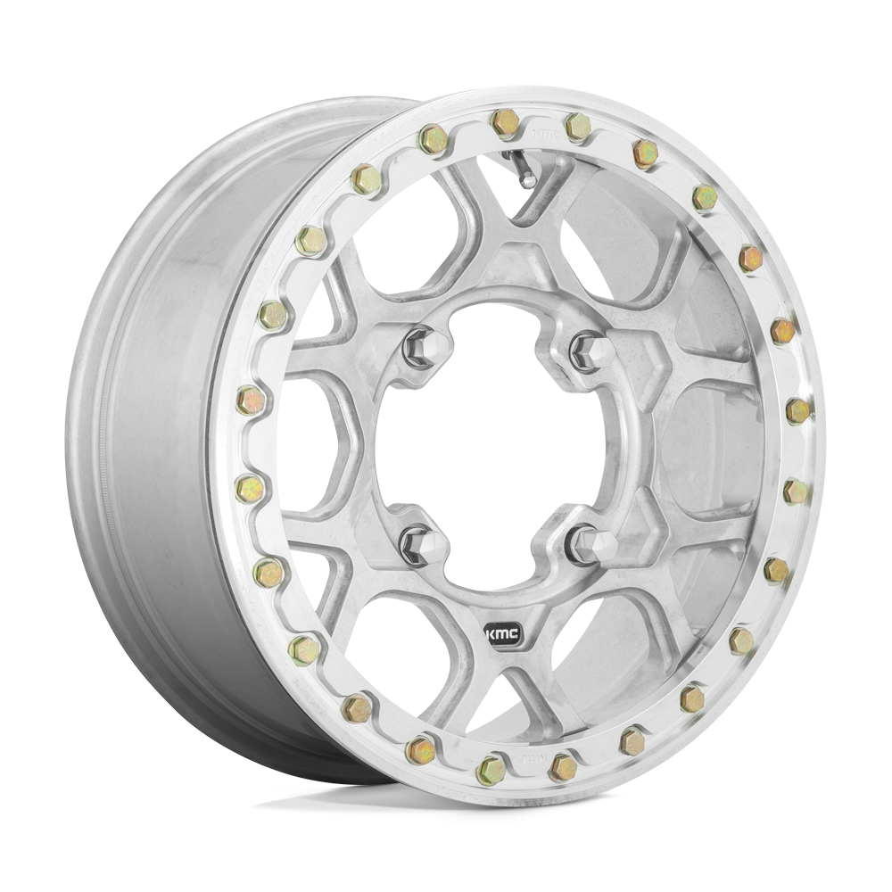 KMC WHEELS POWERSPORTS KS433 MESA BEADLOCK FORGED 15X6 4X156 38 119.1 RAW MACHINED FORGED
