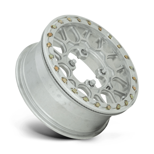 KMC WHEELS POWERSPORTS KS435 GRENADE BEADLOCK FORGED 15X6 4X137 38 99.1 RAW MACHINED FORGED