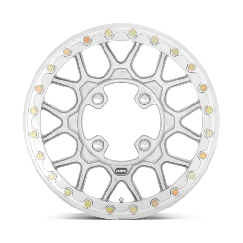 KMC WHEELS POWERSPORTS KS435 GRENADE BEADLOCK FORGED 15X6 4X137 38 99.1 RAW MACHINED FORGED