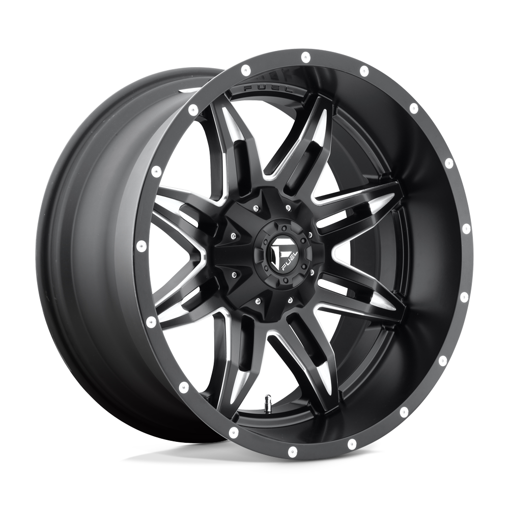 CARBURANT TOUT-TERRAIN D567 LETHAL 20X10 5X114.3 / 5X127 -24 78.1 NOIR MAT FRAISÉ