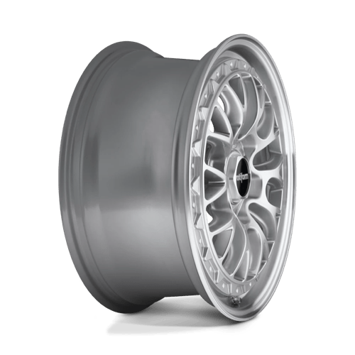 Rotiform 1pc R155 Lsr 19x8.5 5x112 45 66.56 Gloss Silver Machined