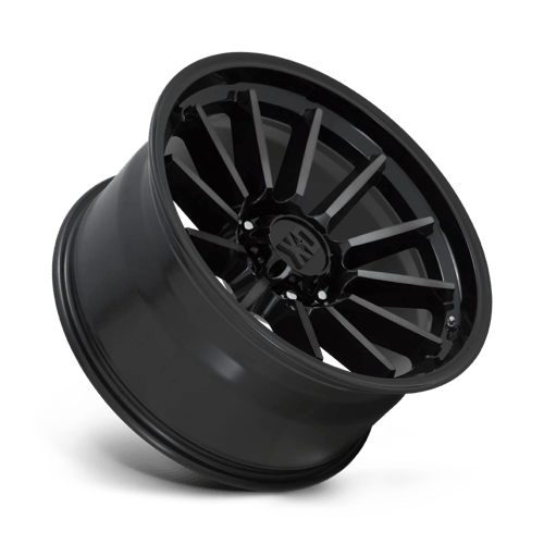 XD Wheels Xd855 Luxe 20x9 6x120 18 66.9 Noir Brillant Usiné Avec Teinte Grise