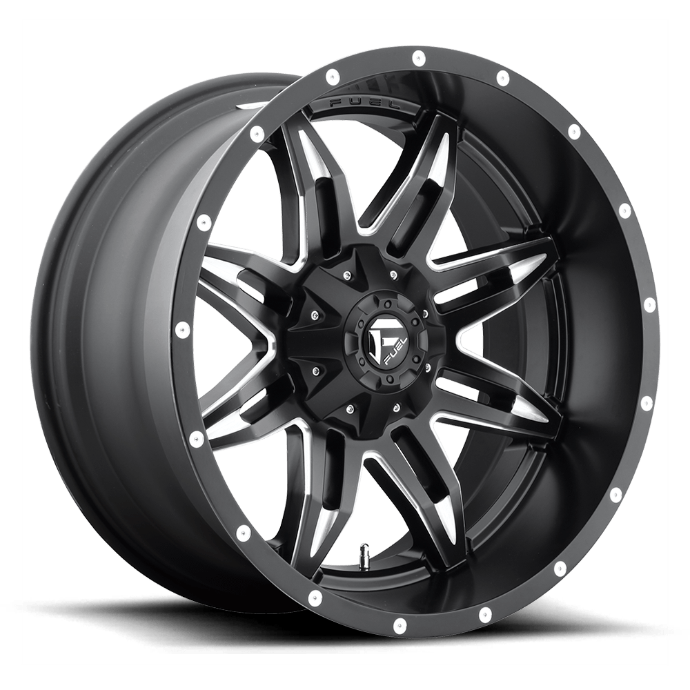 CARBURANT TOUT-TERRAIN D567 LETHAL 15X10 5X114.3 / 5X120.65 -43 72.56 NOIR MAT FRAISÉ