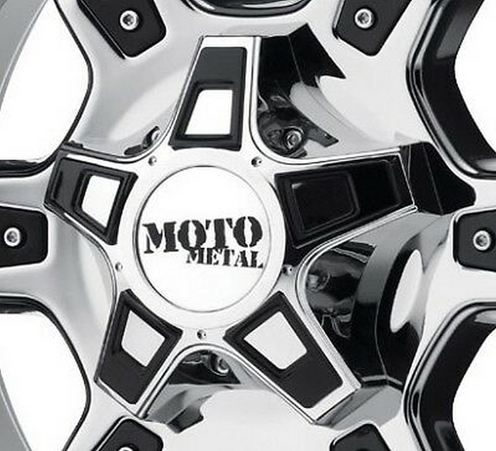 Moto Mo969 Cap 8 Lug - Chrome