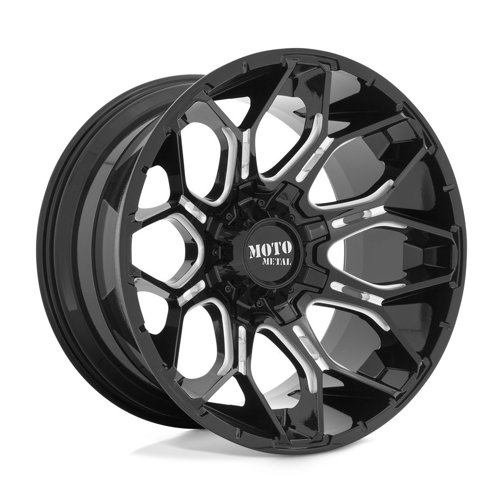 Moto Metal Mo808 Sniper 20x9 8x165.1 0 125.1 Gloss Black Milled